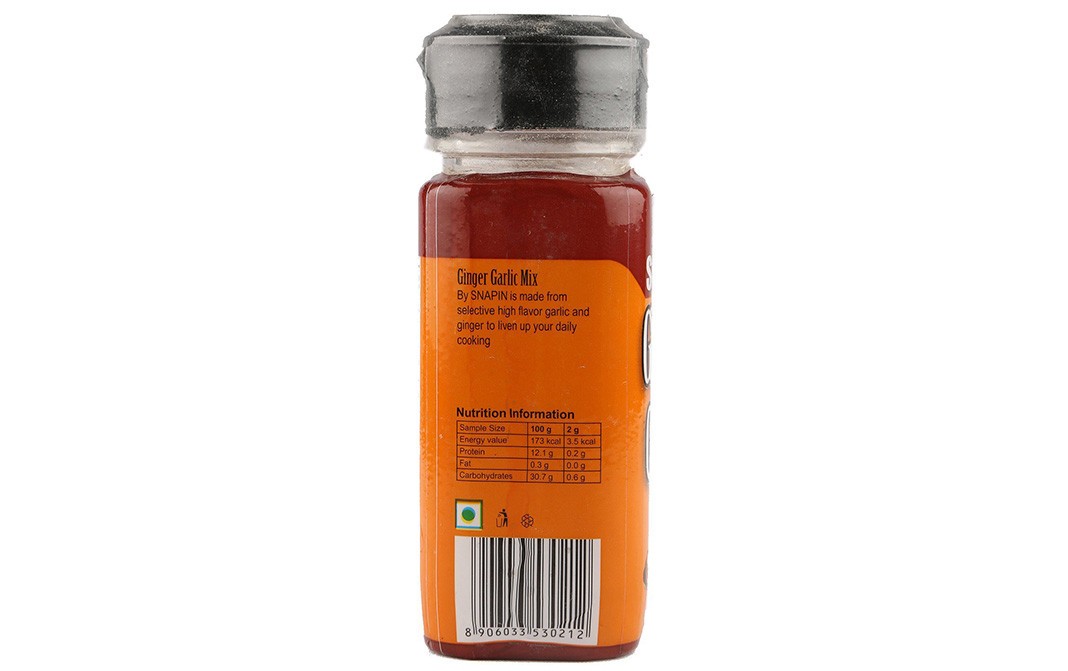 Snapin Ginger Garlic Mix    Bottle  50 grams